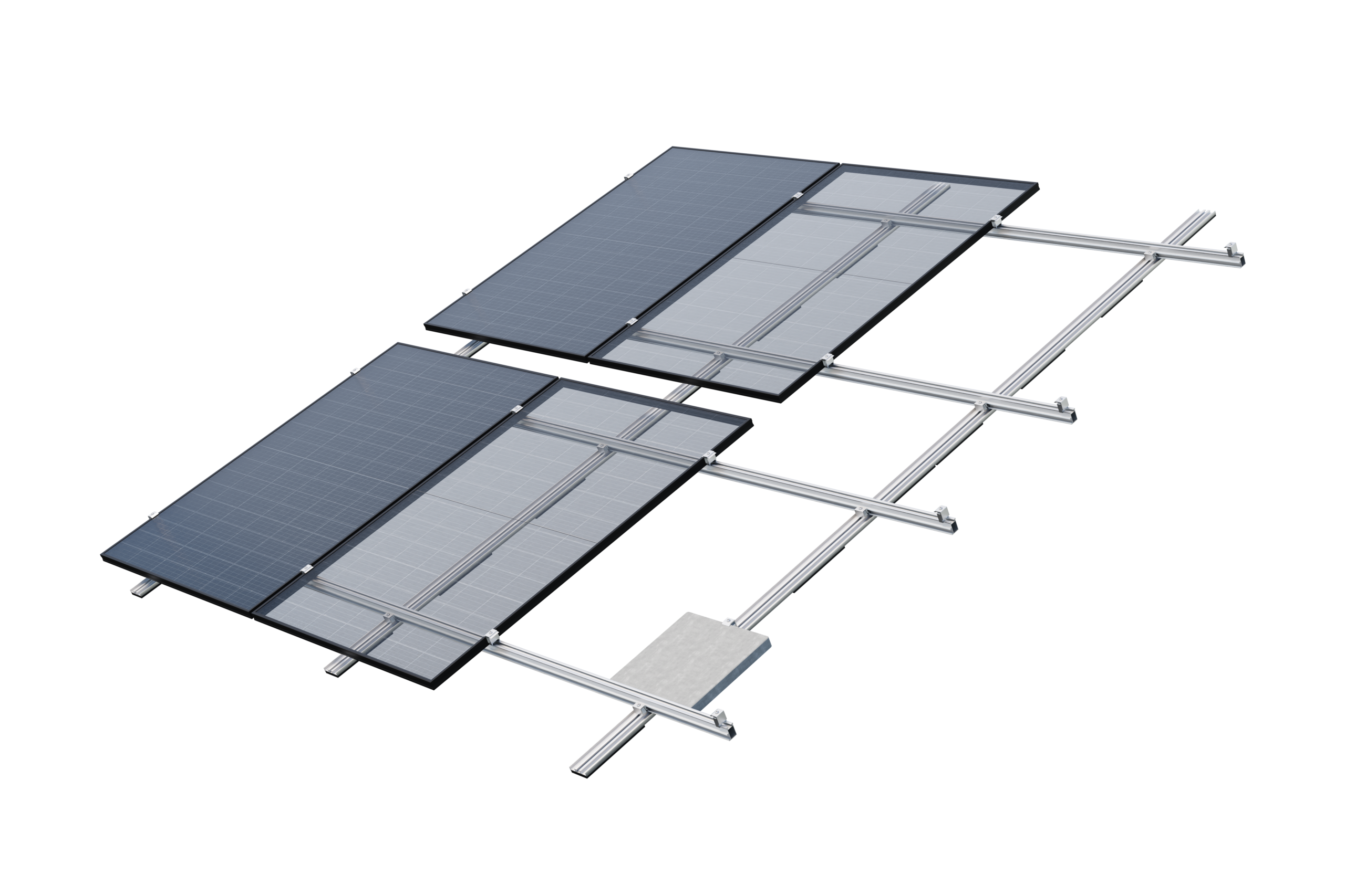 Flat Direct – hochkant x 3 Ballaststeine