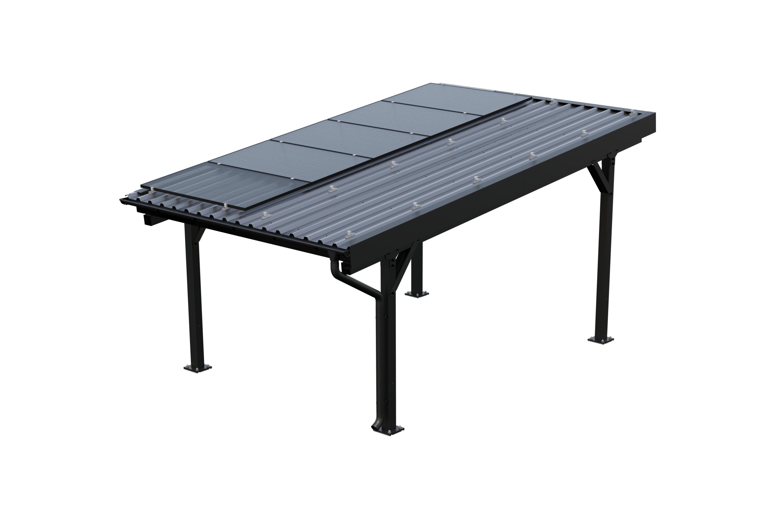 SFLEX Carport Single – silber