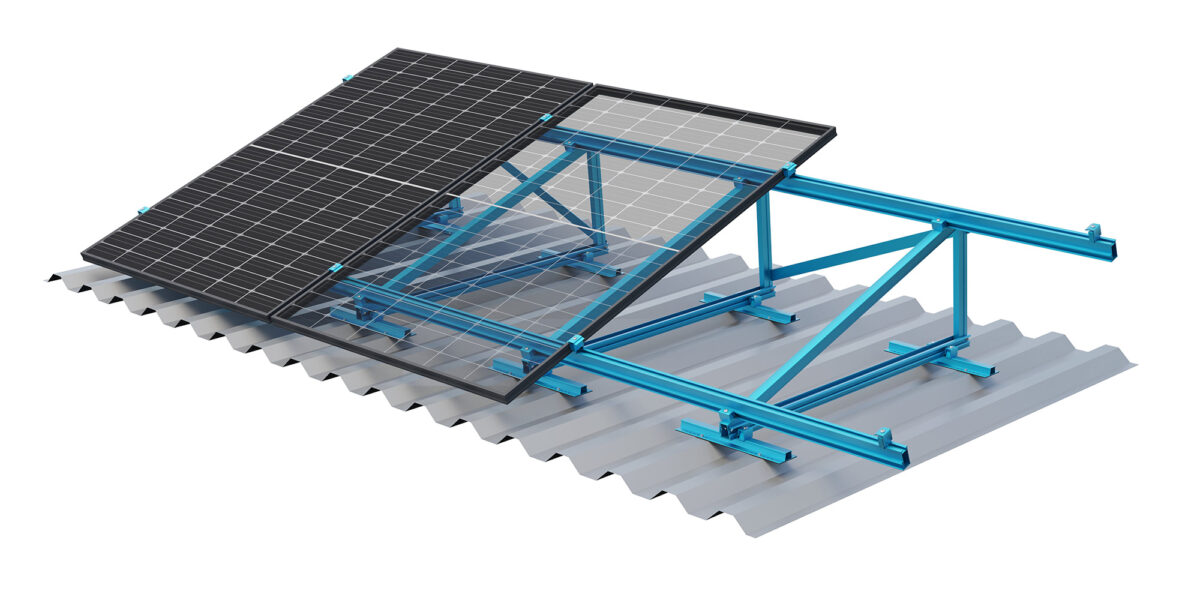S:FLEX Delta triangle and trapezoidal sheet metal rails for roofs
