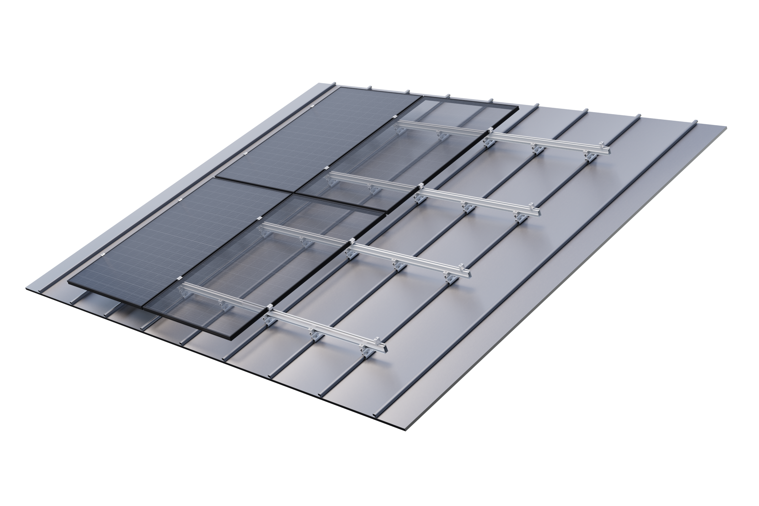 sflex stehfalzklemmen und schienen