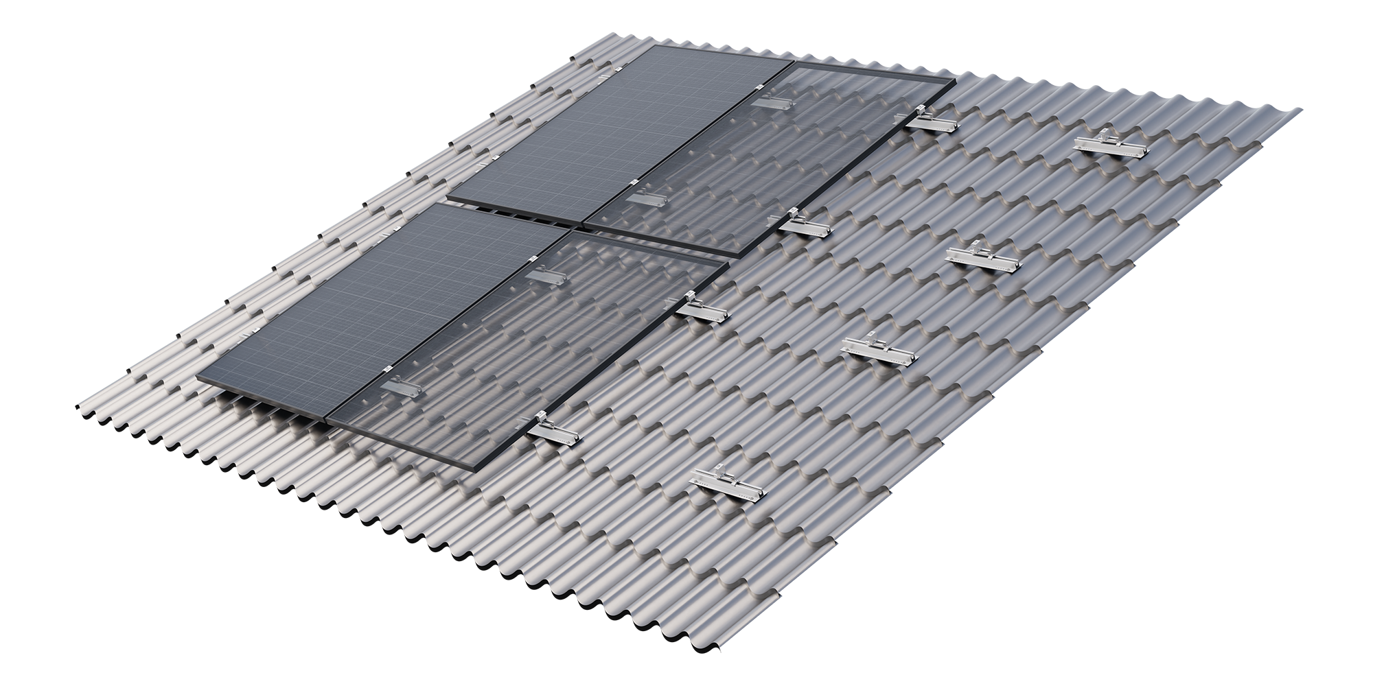 sflex trapezblechschiene vario für Pfannenblechdächer